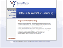 Tablet Screenshot of gummert-partner.de